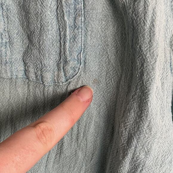 Ripcurl Womens Surf Pants Pure Cotton Drawstring Boho Chic Pants Blue - Picture 8 of 15